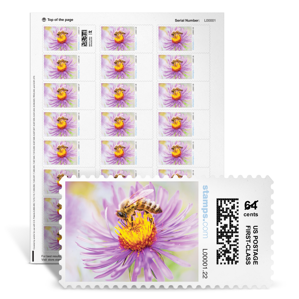 Spring Honeybee NetStamps® Endicia Supplies Store