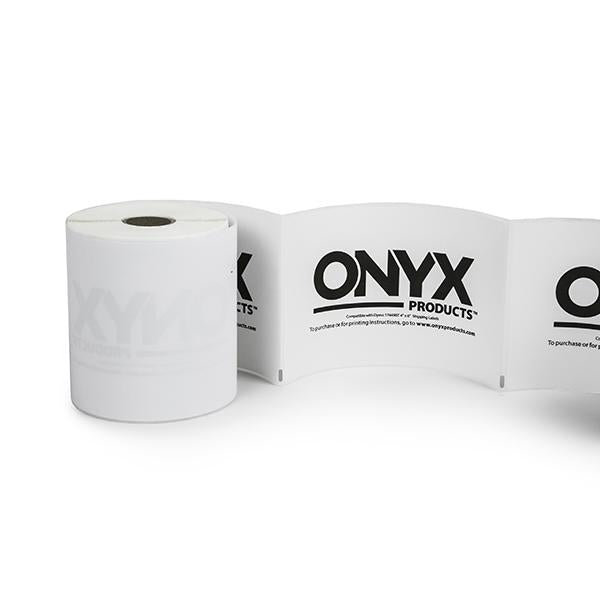 ONYX Products<sup>&reg;</sup> 4" x 6 1/4" DYMO Compatible Shipping Label Rolls, 250 Labels/Roll