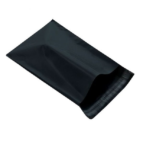 10"x13" Black Poly Mailer with Peel-N-Seal