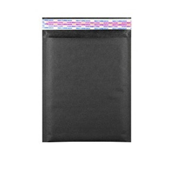 Size (#2) 8.5"x11" Black Paper Bubble Mailer with Peel-N-Seal