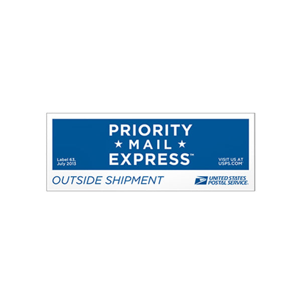 Priority Mail Express Outside Pressure Sensitive Label