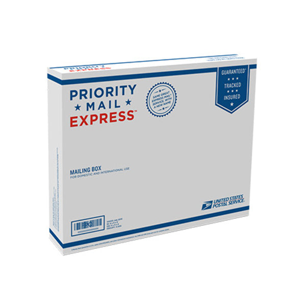 Priority Mail Express Box 15 5/8" x 12 7/16" x 3 1/8"