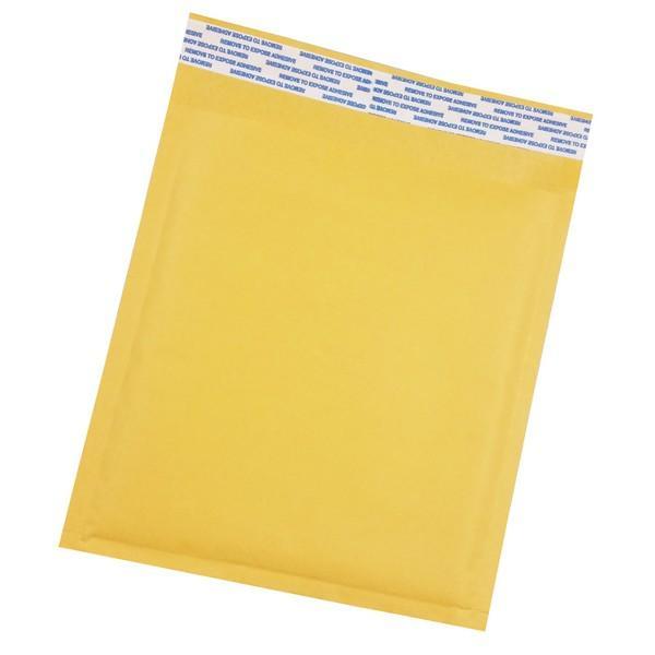 Size (#4) 9.5"x13.5" Kraft Bubble Mailer with Peel-N-Seal